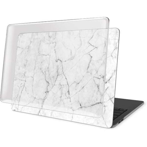 White Marble MacBook Pro 13in (2020) Case plus Skin