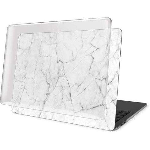 White Marble MacBook Pro 13in M1 (2021) Case plus Skin