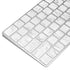 White Marble Magic Keyboard Skin
