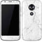 White Marble Moto E5 Play Skin