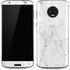 White Marble Moto G6 Skin