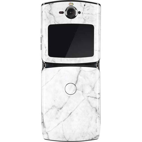 White Marble Motorola RAZR Skin