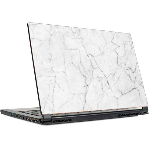 White Marble MSI GS65 Stealth Laptop Skin