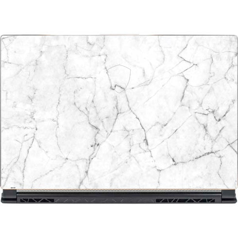 White Marble MSI GS65 Stealth Laptop Skin