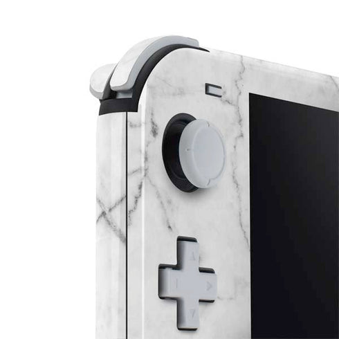 White Marble Nintendo Switch Lite Skin