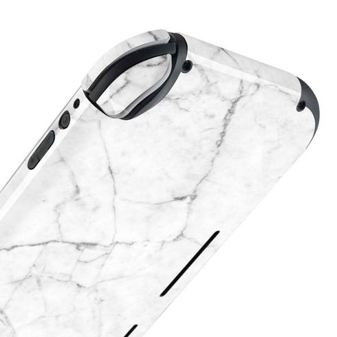 White Marble Nintendo Switch Lite Skin