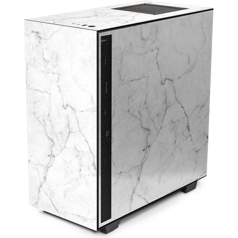 White Marble NZXT H510 Compact ATX Mid-Tower Case Skin