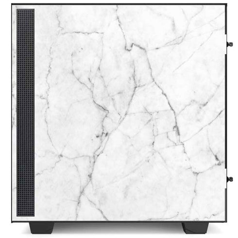White Marble NZXT H510 Compact ATX Mid-Tower Case Skin