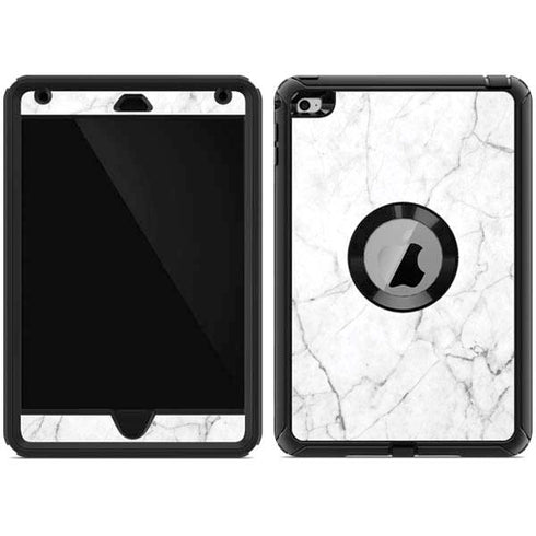 White Marble Otterbox Defender iPad Skin