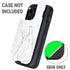White Marble Otterbox Defender iPhone Skin