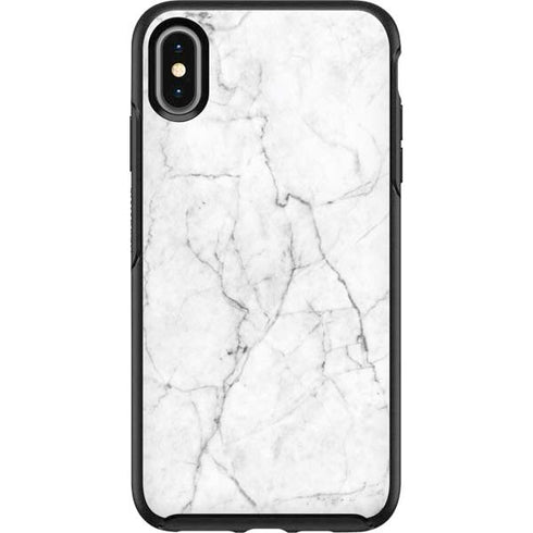 White Marble Otterbox Symmetry iPhone Skin