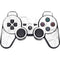 White Marble PS3 Dual Shock wireless controller Skin