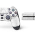 White Marble PS4 Console and Controller Bundle Skin