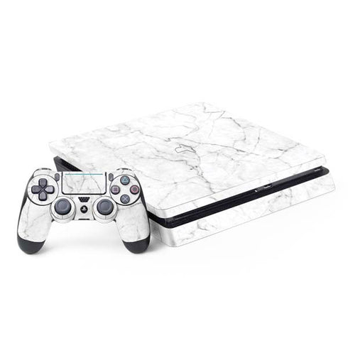 White Marble PS4 Slim Bundle Skin