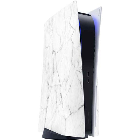 White Marble PS5 Console Skin