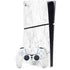 White Marble PS5 Slim Digital Edition Console Skin