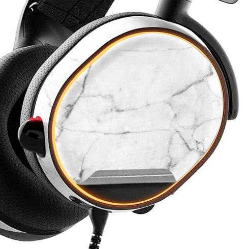 White Marble SteelSeries Arctis 3 Skin