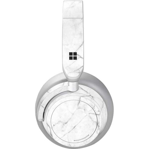 White Marble Surface Headphones Skin
