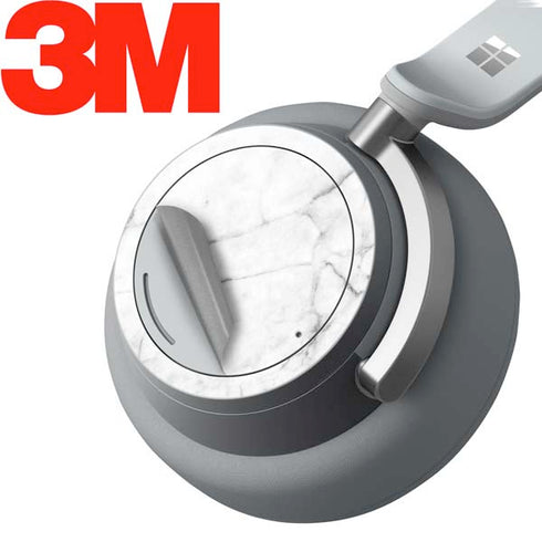 White Marble Surface Headphones Skin