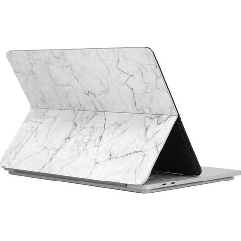 White Marble Surface Laptop Studio Skin