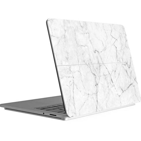 White Marble Surface Laptop Studio Skin
