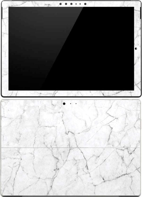 White Marble Surface Pro 4 Skin