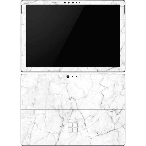 White Marble Surface Pro 6 Skin