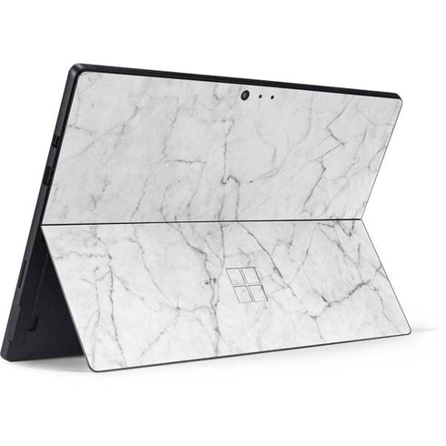 White Marble Surface Pro 6 Skin