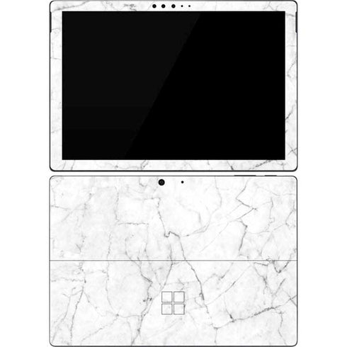 White Marble Surface Pro 7 Skin