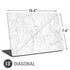 White Marble Universal Laptop 13in (10.6 x 7.6in) Skin