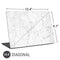 White Marble Universal Laptop 16.6in (13.4 x 9.7in) Skin