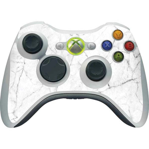 White Marble Xbox 360 Wireless Controller Skin