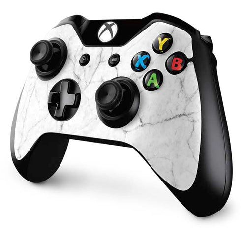 White Marble Xbox One Controller Skin