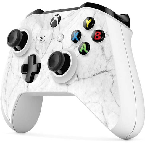 White Marble Xbox One S All-Digital Edition Bundle Skin