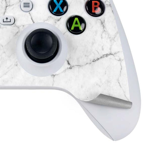 White Marble Xbox Series S Controller Skin