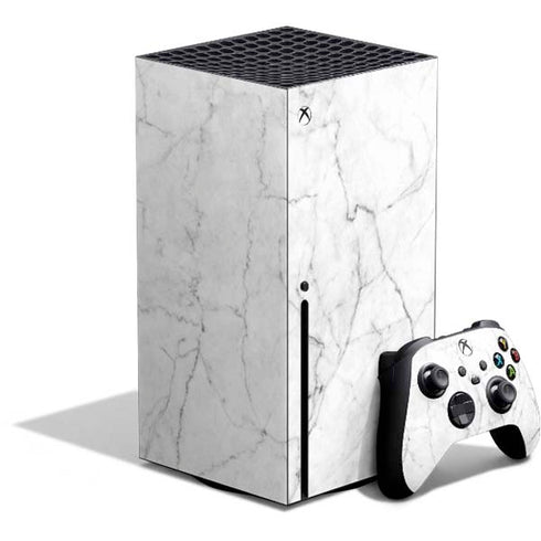 White Marble Xbox Series X Bundle Skin
