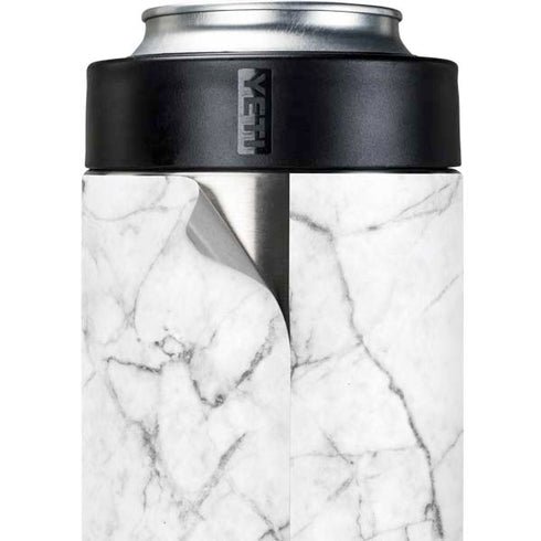 White Marble Yeti Colster Can Insulator Skin