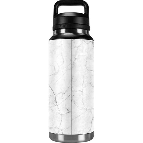 White Marble YETI Rambler 36oz Bottle Skin