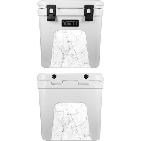 White Marble YETI Roadie 24 Hard Cooler Skin