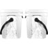 White Marble YETI Roadie 24 Hard Cooler Skin