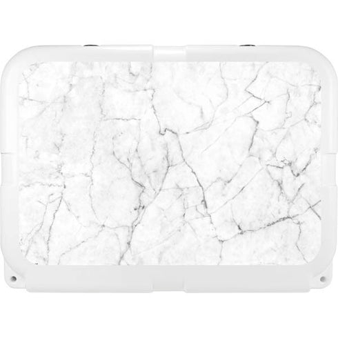 White Marble YETI Tundra 35 Hard Cooler Skin