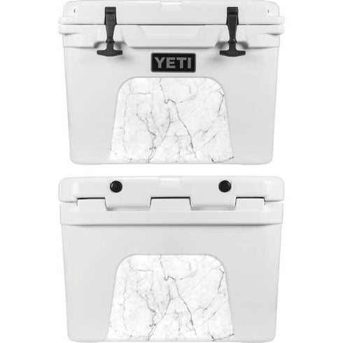White Marble YETI Tundra 35 Hard Cooler Skin