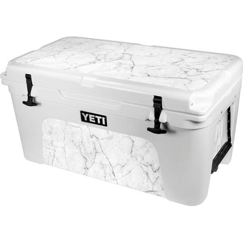 White Marble YETI Tundra 65 Hard Cooler Skin