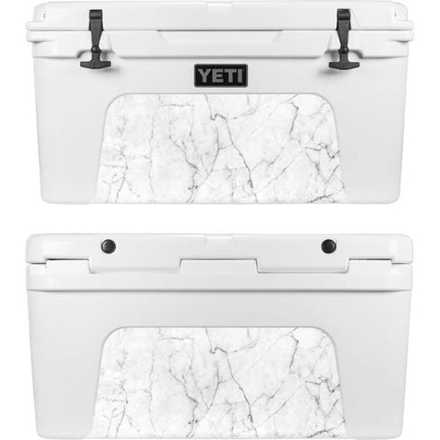 White Marble YETI Tundra 65 Hard Cooler Skin