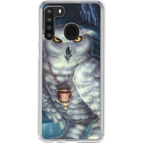 Ed Beard Jr. White Owl Galaxy A21 Clear Case