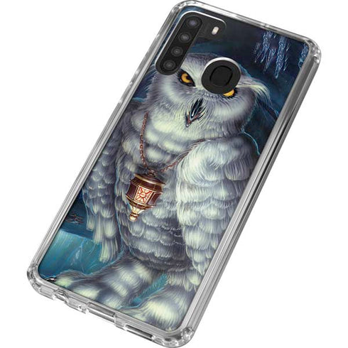 Ed Beard Jr. White Owl Galaxy A21 Clear Case