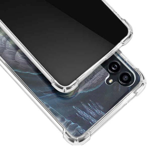 White Owl by Ed Beard Jr Galaxy A54 5G Clear Case