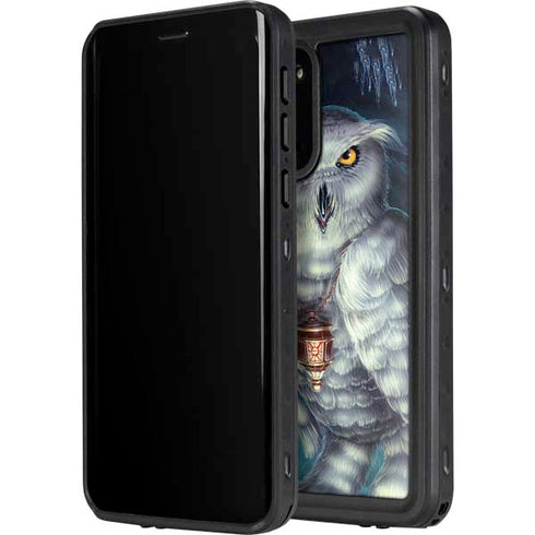 Ed Beard Jr. White Owl Galaxy S20 Plus Waterproof Case