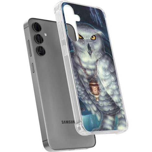 White Owl by Ed Beard Jr Galaxy S24 Plus Clear Case