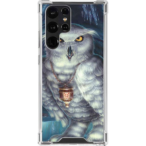 White Owl by Ed Beard Jr Galaxy S24 Ultra Clear Case